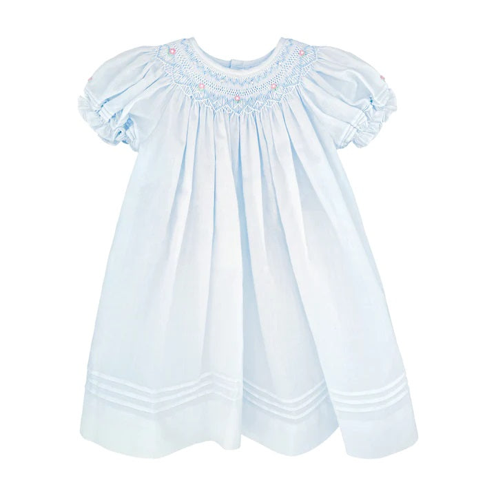 Petit Ami Bishop Day Dress, Pearls, Smock