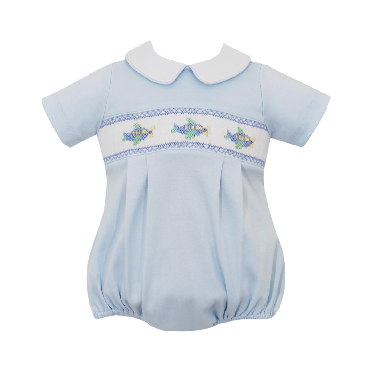 Petit Bebe Airplane Smock Boy Bubble