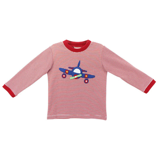 Zuccini Boys Airplane Harry's Play Applique Shirt