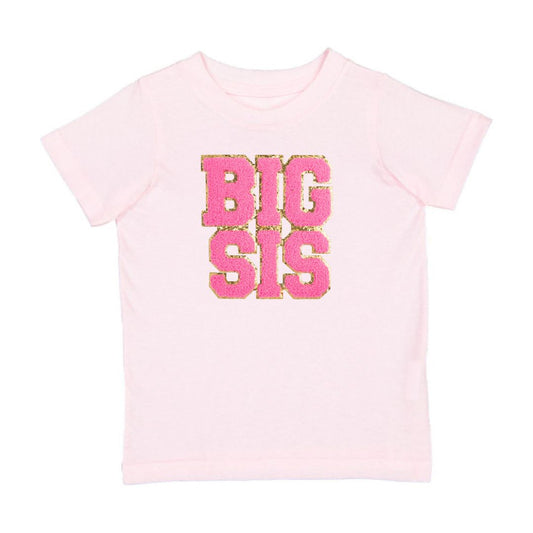 Pink Big Sis Patch T-Shirt