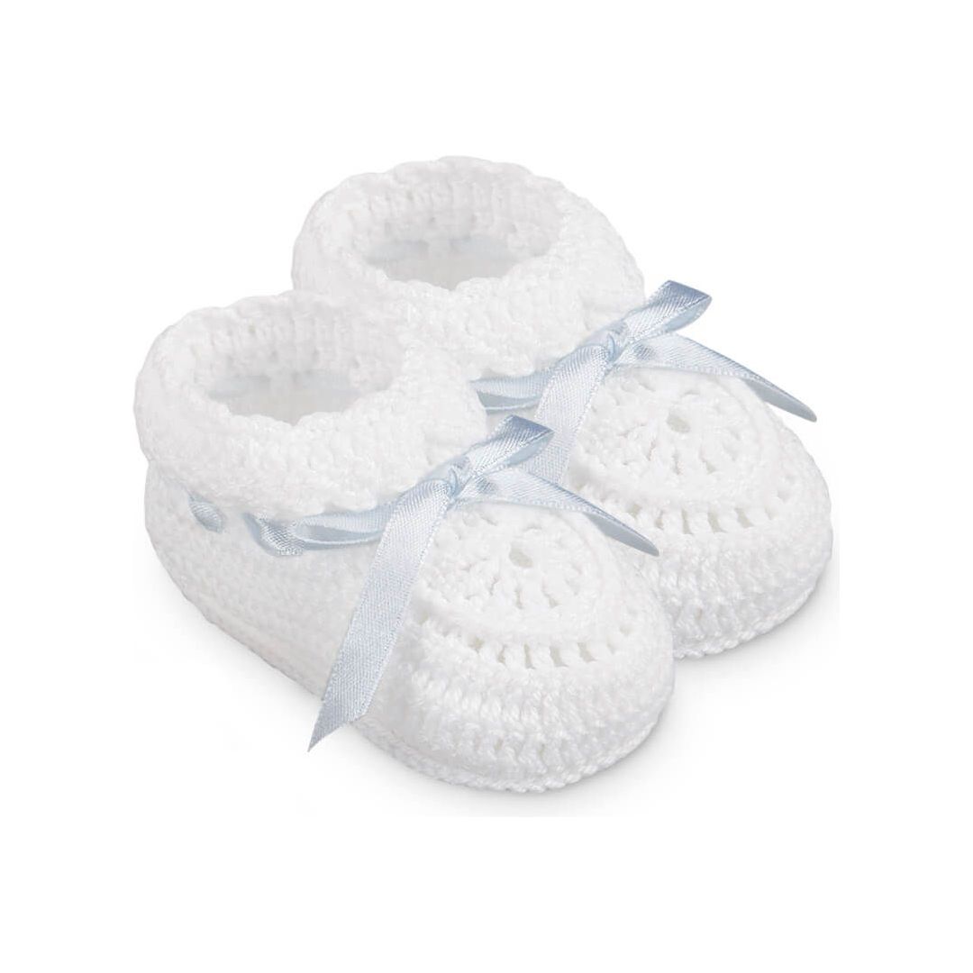 Jefferies Socks Hand Crochet Ribbon Bootie