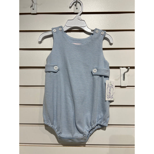 Peggy Green - Blue Stripe Boy Knit Bubble