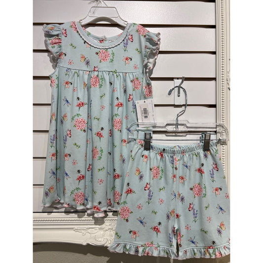 Baby Club Chic Botanical Flowers Lounge PJ Set