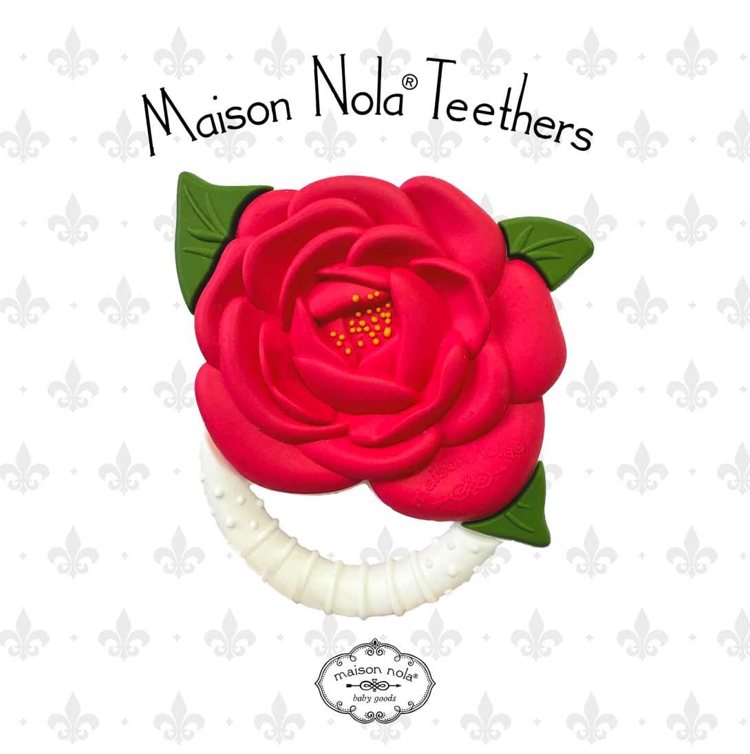 Maison Nola Camellia Silicone Teether