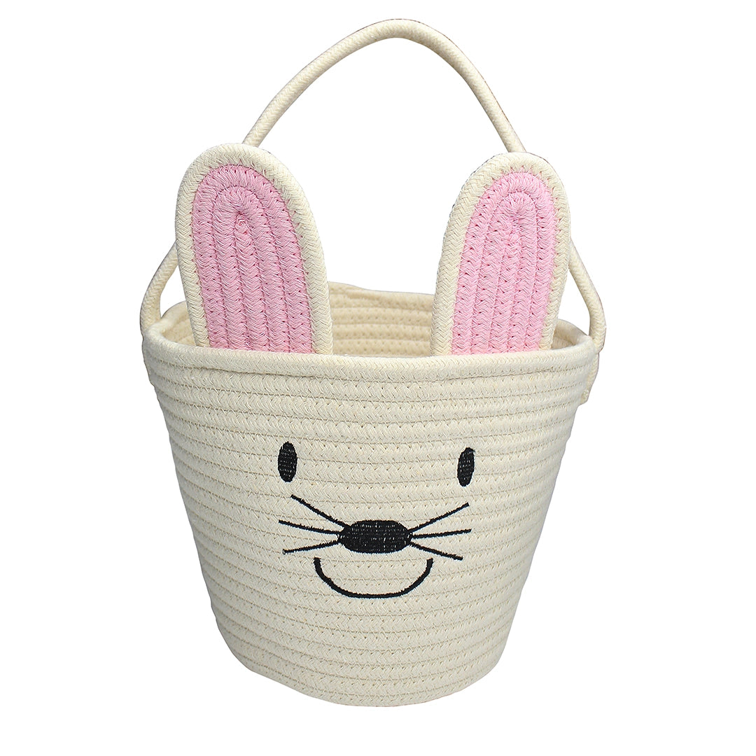 Cream Easter Bunny Basket