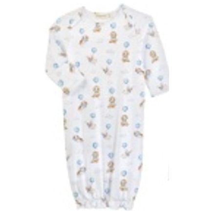 Baby Club Chic Cute Puppies Blue Gown