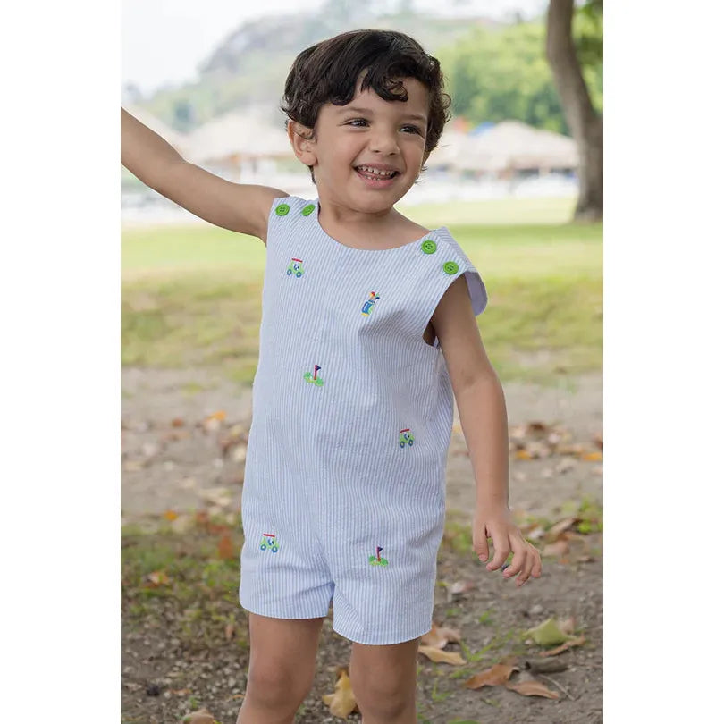 Zuccini Golf Ashton Smocked Shortall