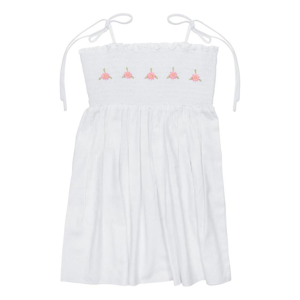 Bella Emma Evelyn Strap Dress White