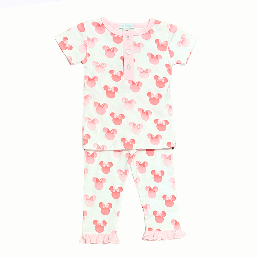 La Luna Minnie or Mickey Balloon Pajamas