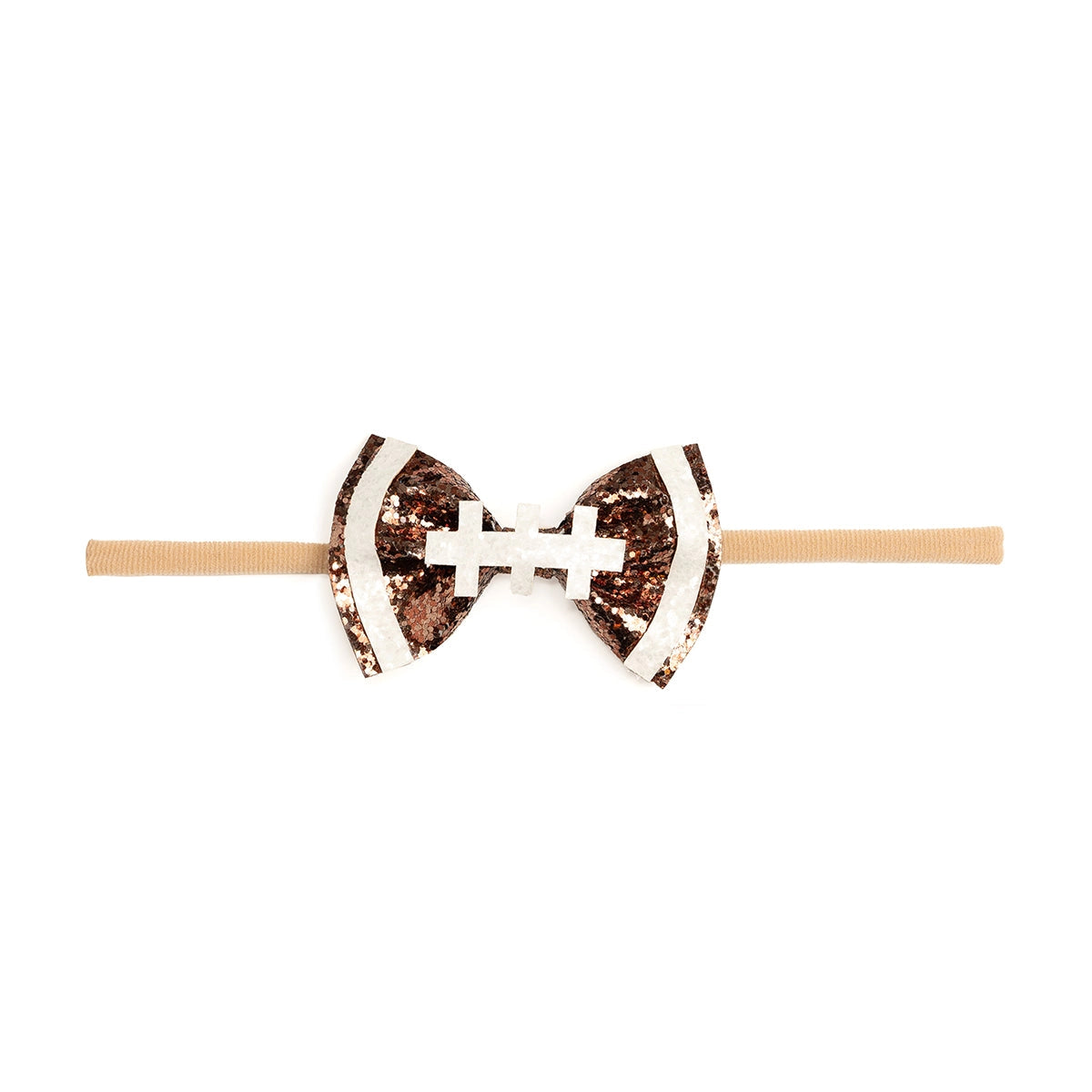 Baby Football Bow Headband