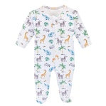 Baby Club Chic Jungle Zipped Footie