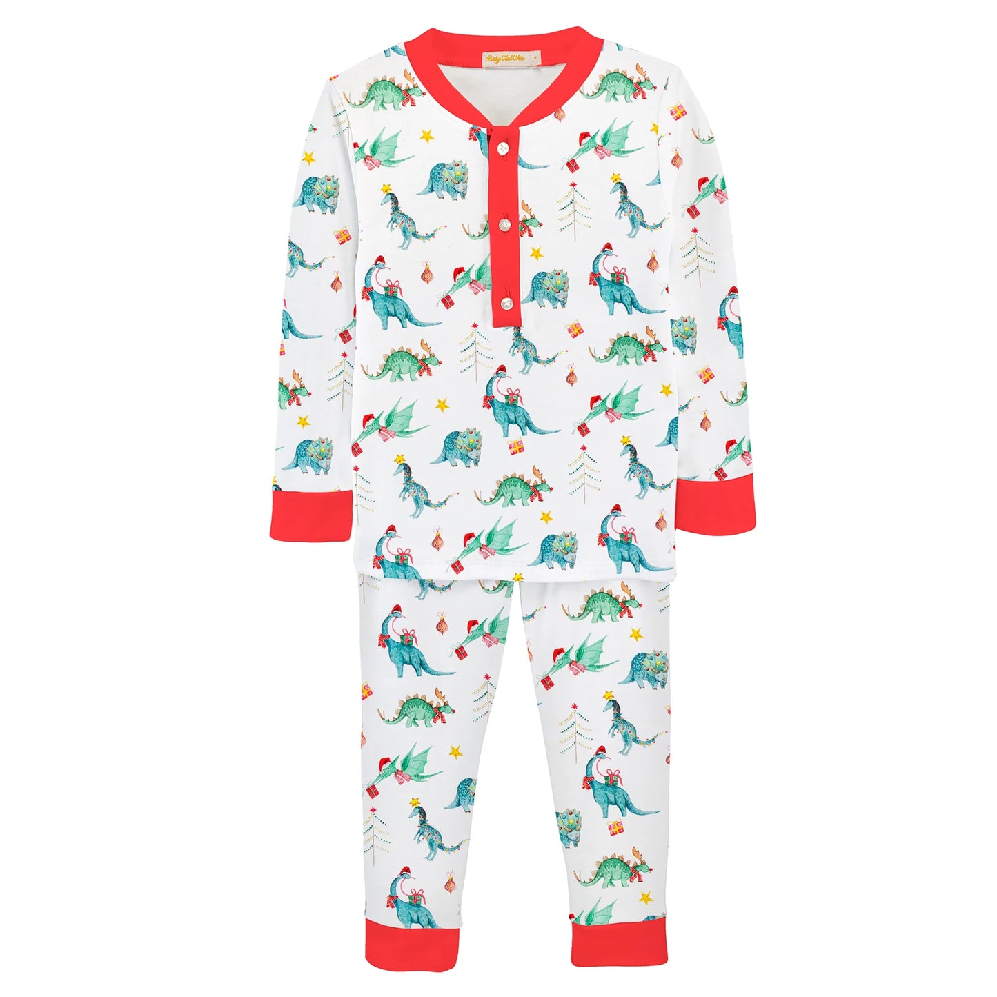 Jurassic Christmas Boy Pajama Set