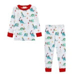 Baby Club Chic Jurassic Christmas Boy Pajama Set