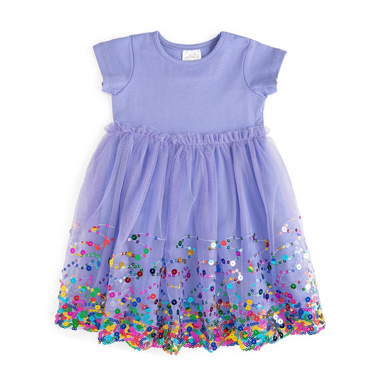 Lavender Confetti Tutu Dress