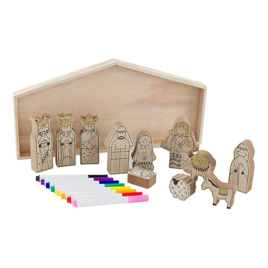 Nativity DIY Color Wood Set