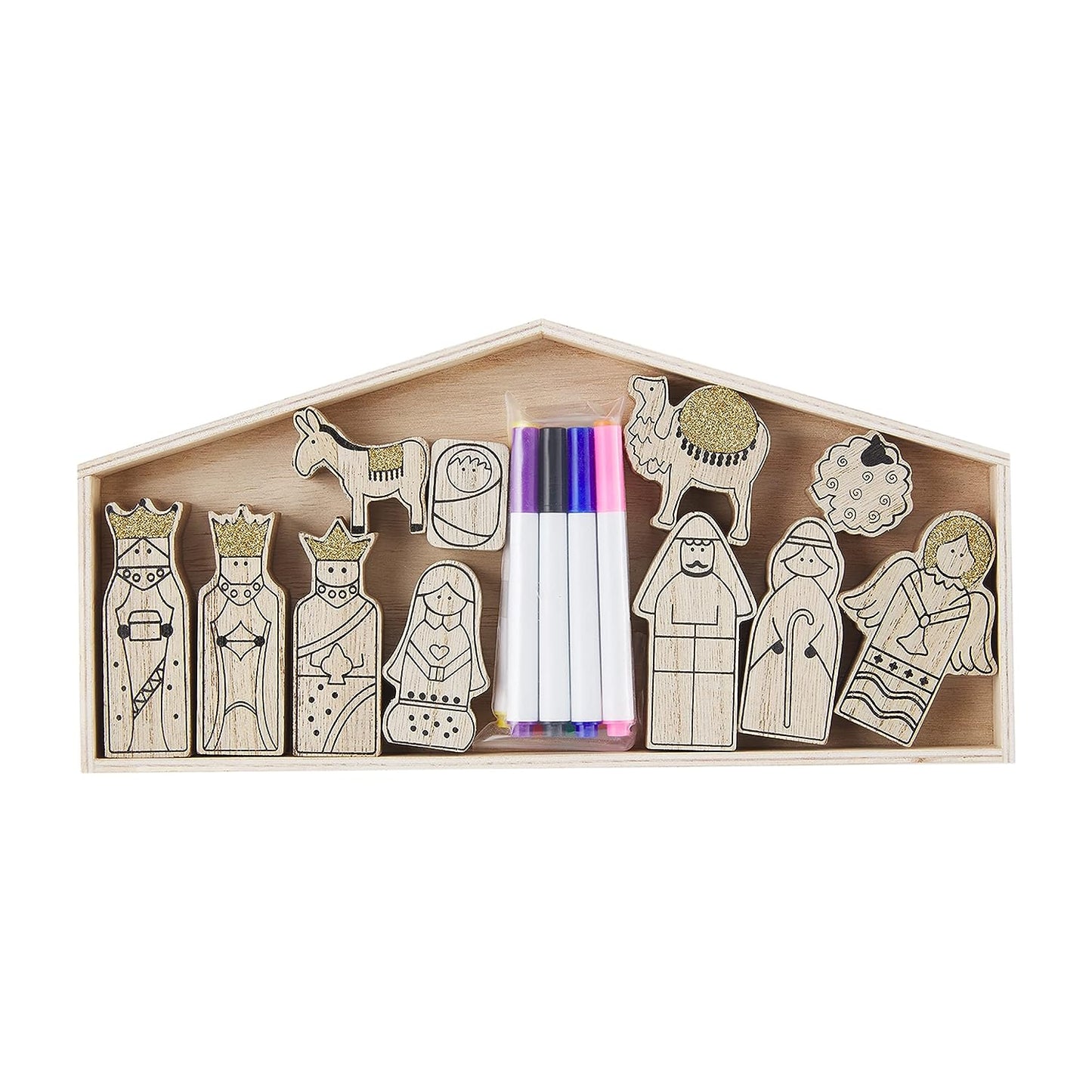 Nativity DIY Color Wood Set