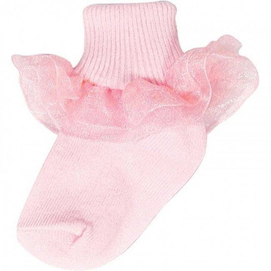 Pink Ruffle Socks