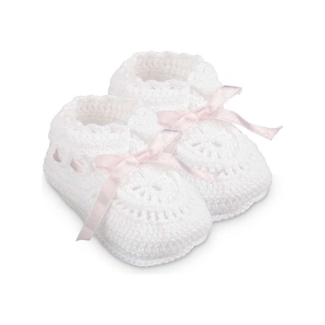 Jefferies Socks Hand Crochet Ribbon Bootie