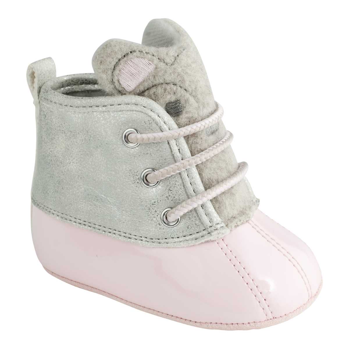 Pink/Silver Bear Duck Boot