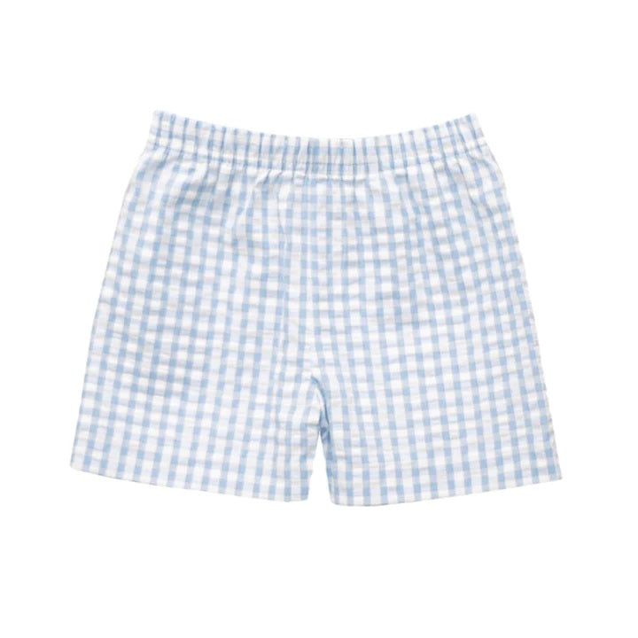 Zuccini Police Car Plaid Short Set