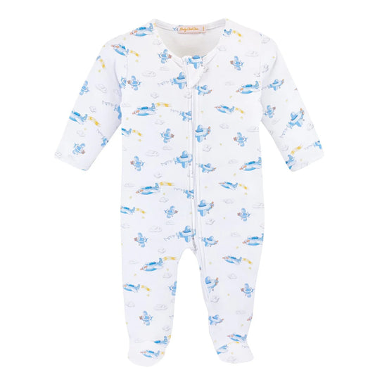 Baby Club Chic Sky Adventure Zipped Footie