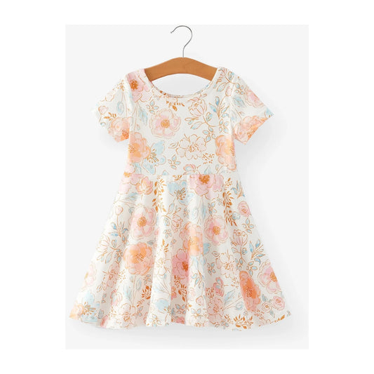 Spring Floral Print Dress