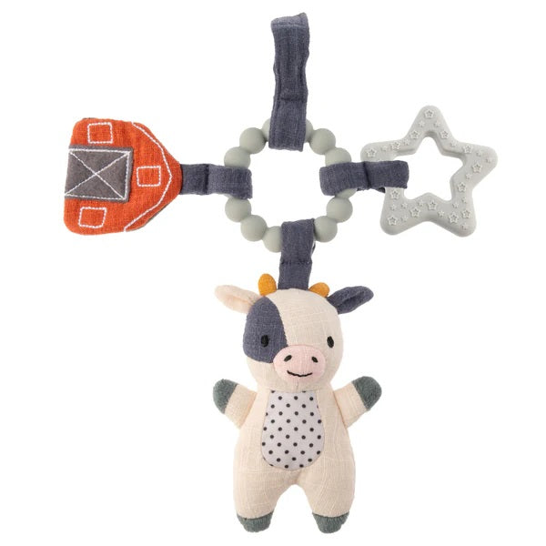 Stephen Joseph Stroller Cow Toy