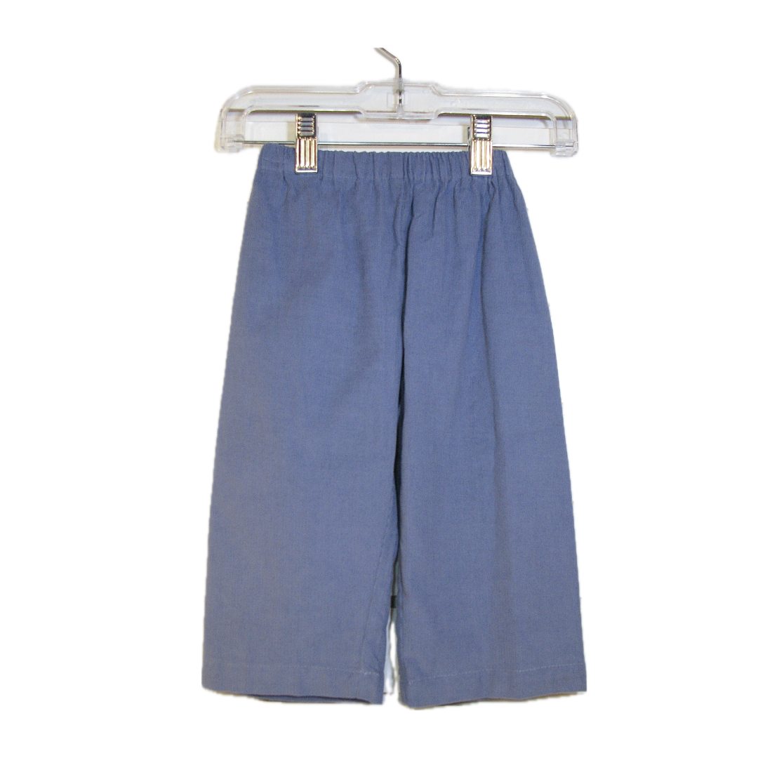 Boy Slate Blue Corduroy Pants