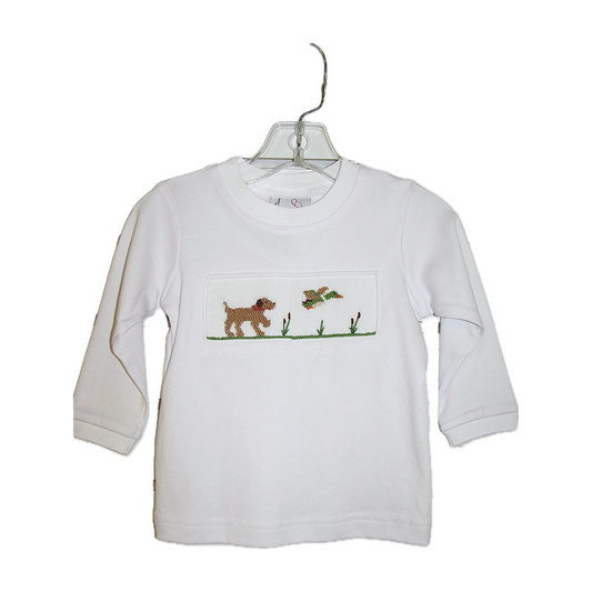 Boy's White Houston Hunting Season Shirt