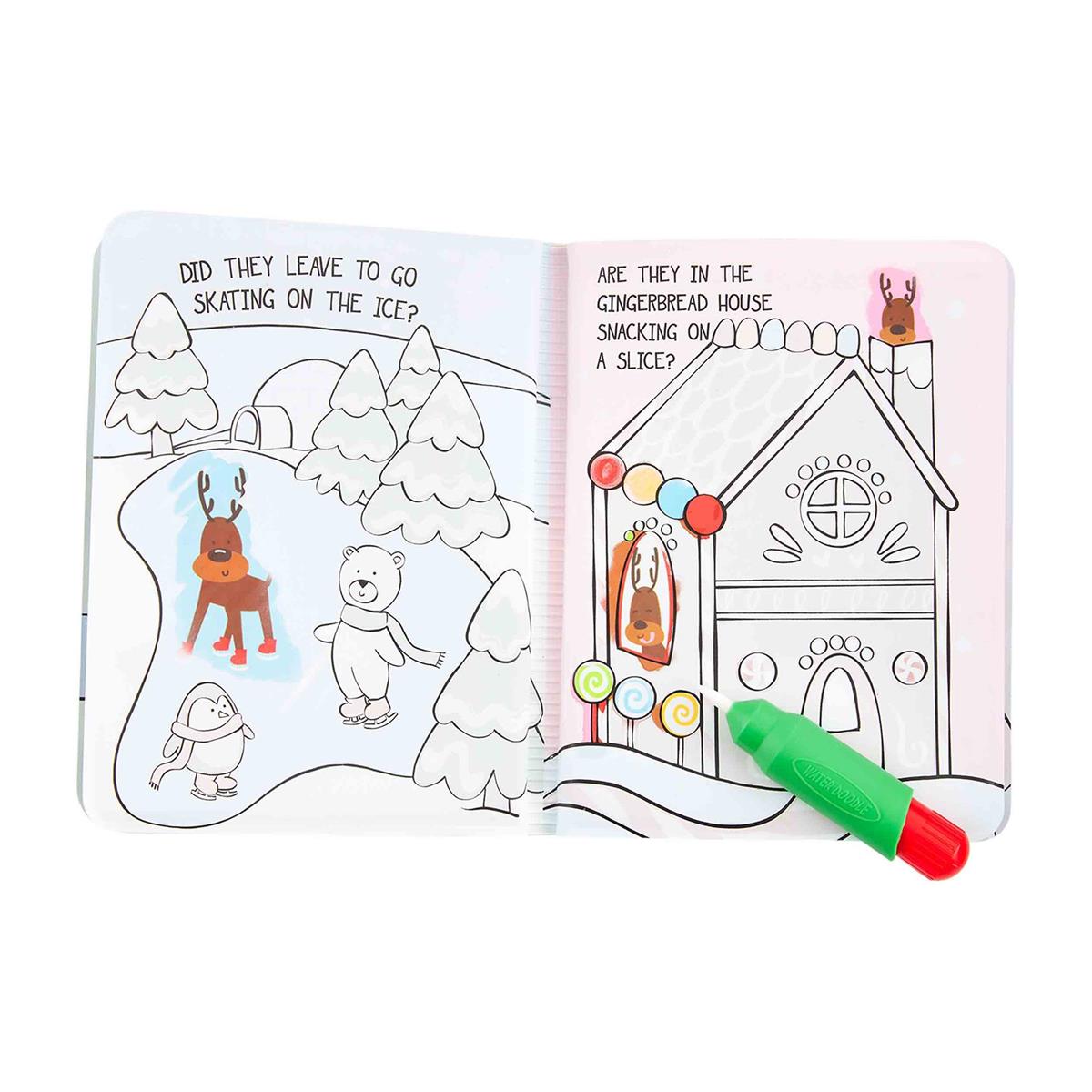 Santa's Water Color Book