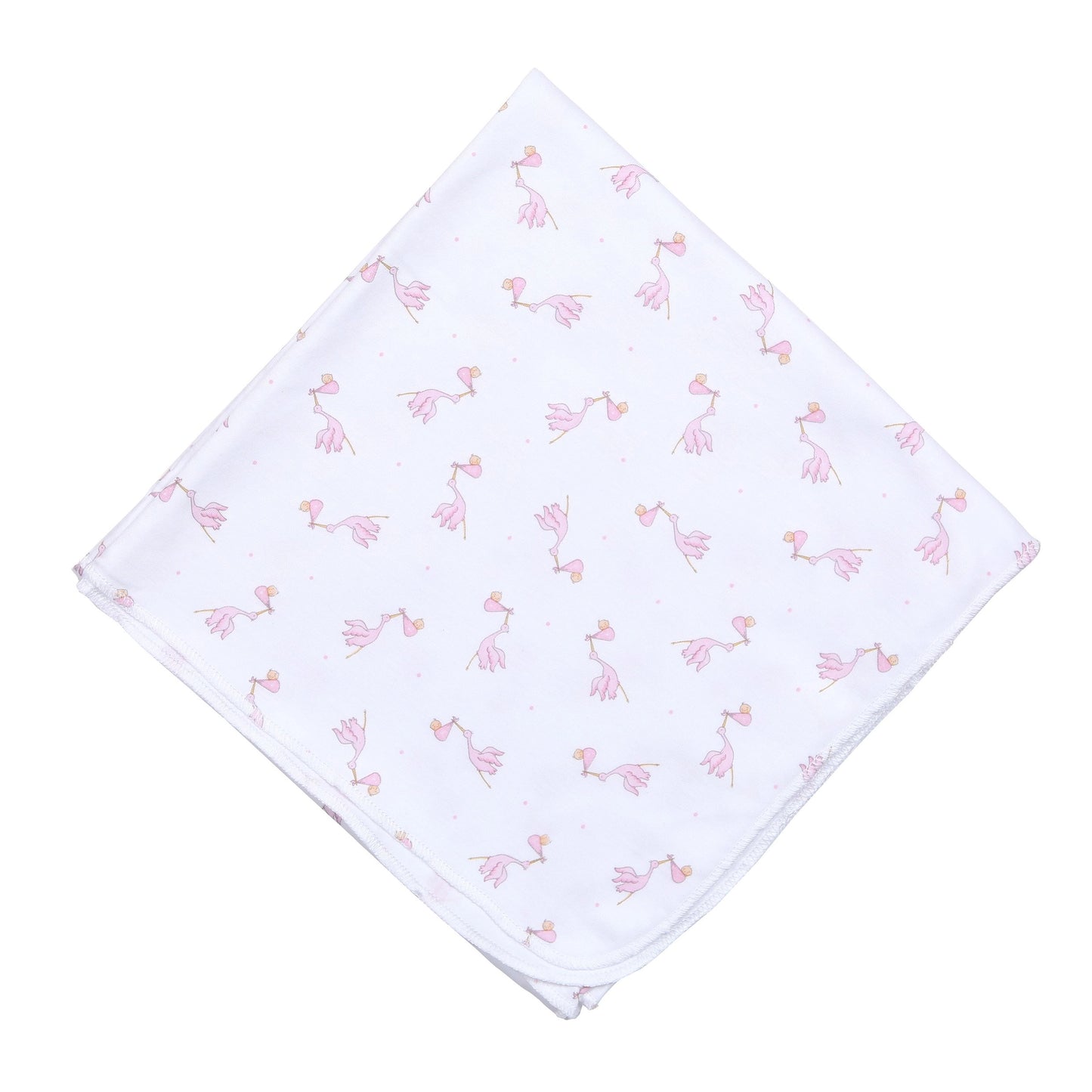 Worth the Wait Pink Swaddle Blanket