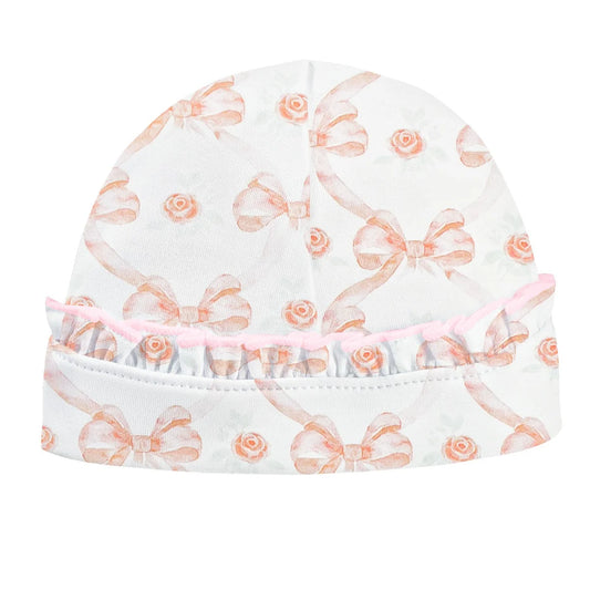 Baby Club Chic Bows & Roses Ruffle Hat