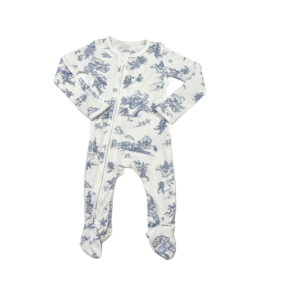 Maison Nola - Storyland Toile Zipped Footie