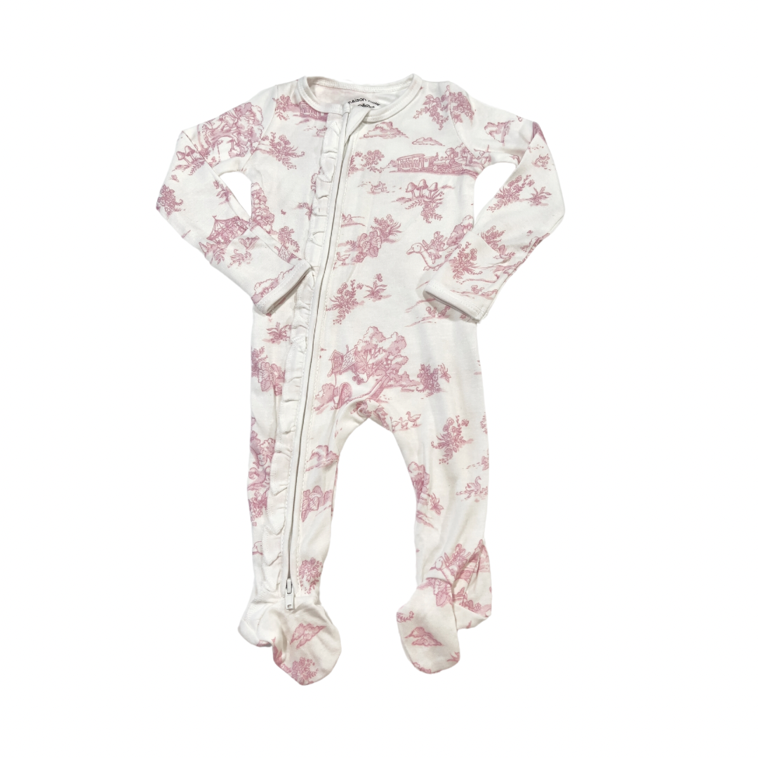 Maison Nola - Storyland Toile Zipped Footie