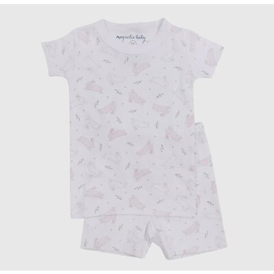 Bunny Hop Short PJ's - Pink