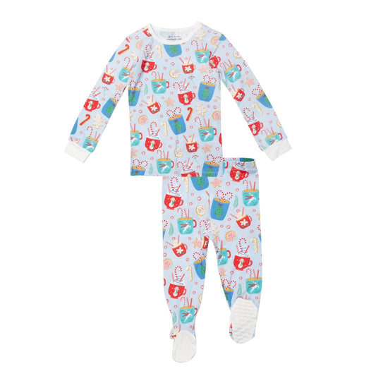 Wake Me Up Before You Cocoa Footed PJ Set