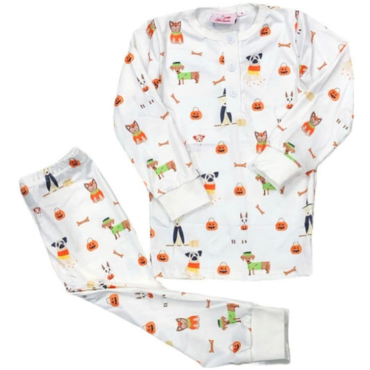 Little Louanne Halloween Puppy Lounge / PJ Set