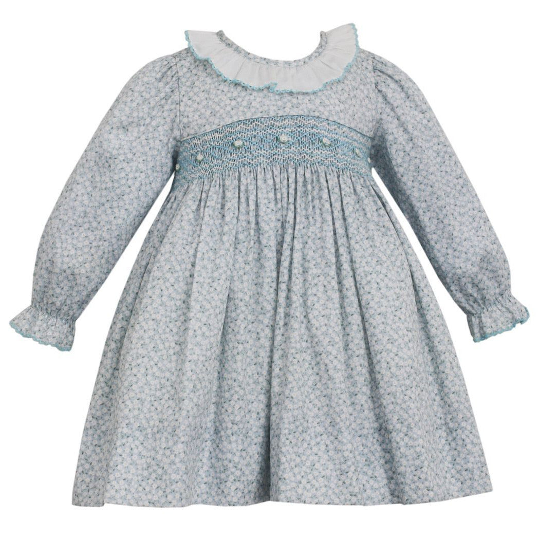 Petit Bebe Elizabeth Dress Light Blue Floral