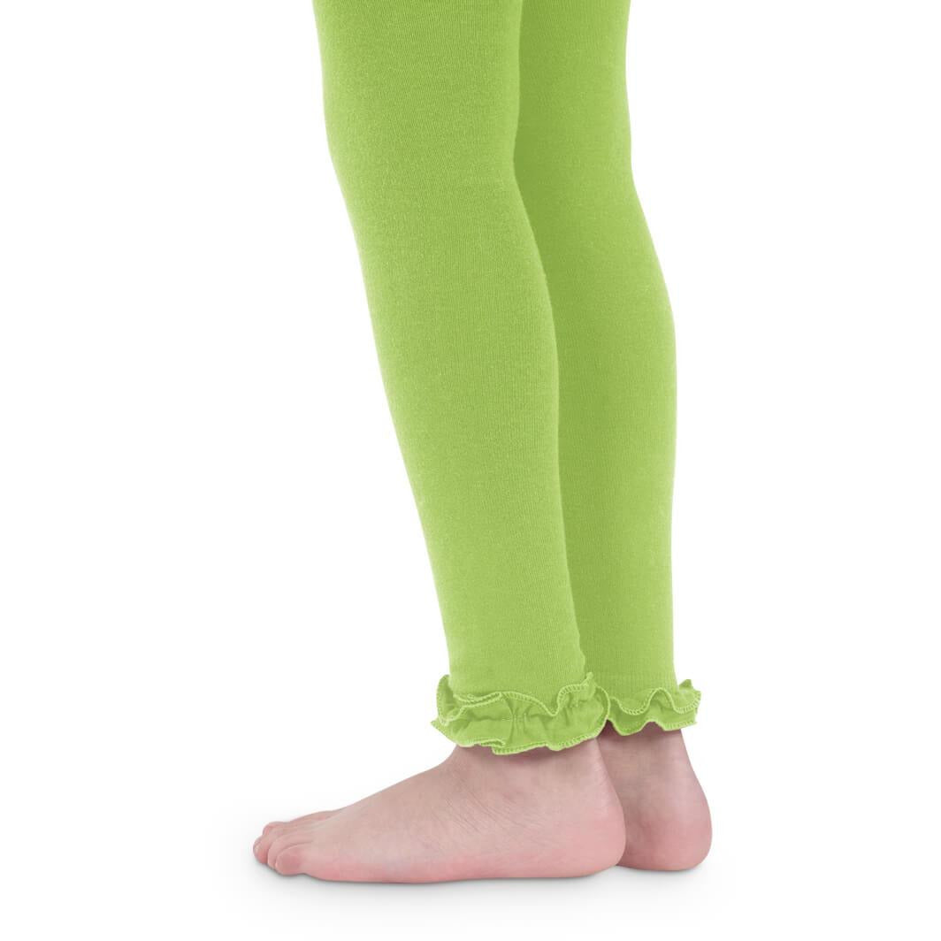 Jefferies Socks - Leggings Ruffled Ankle, Pima Cotton