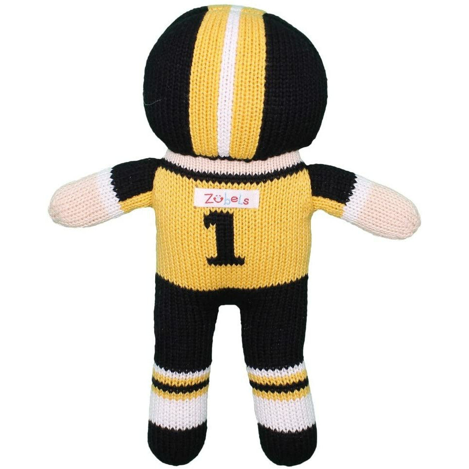 Zubels Saints Football Player 7" Rattle