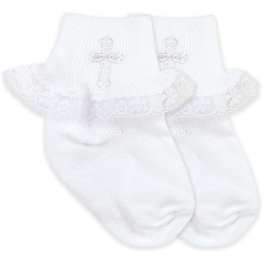 Christening Lace White