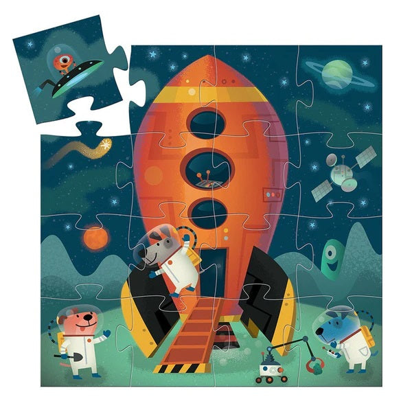 DJECO -Spaceship Silhouette Puzzle