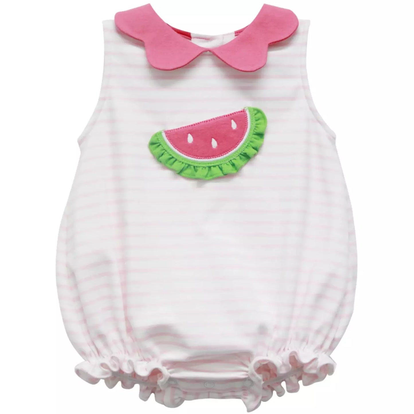 Zuccini Bryar Watermelon Applique Bubble