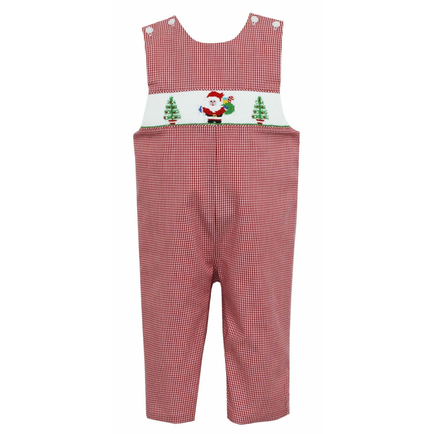 Santa Christmas Tree Smock Longall