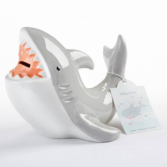 Porcelain Piggy Bank- Shark