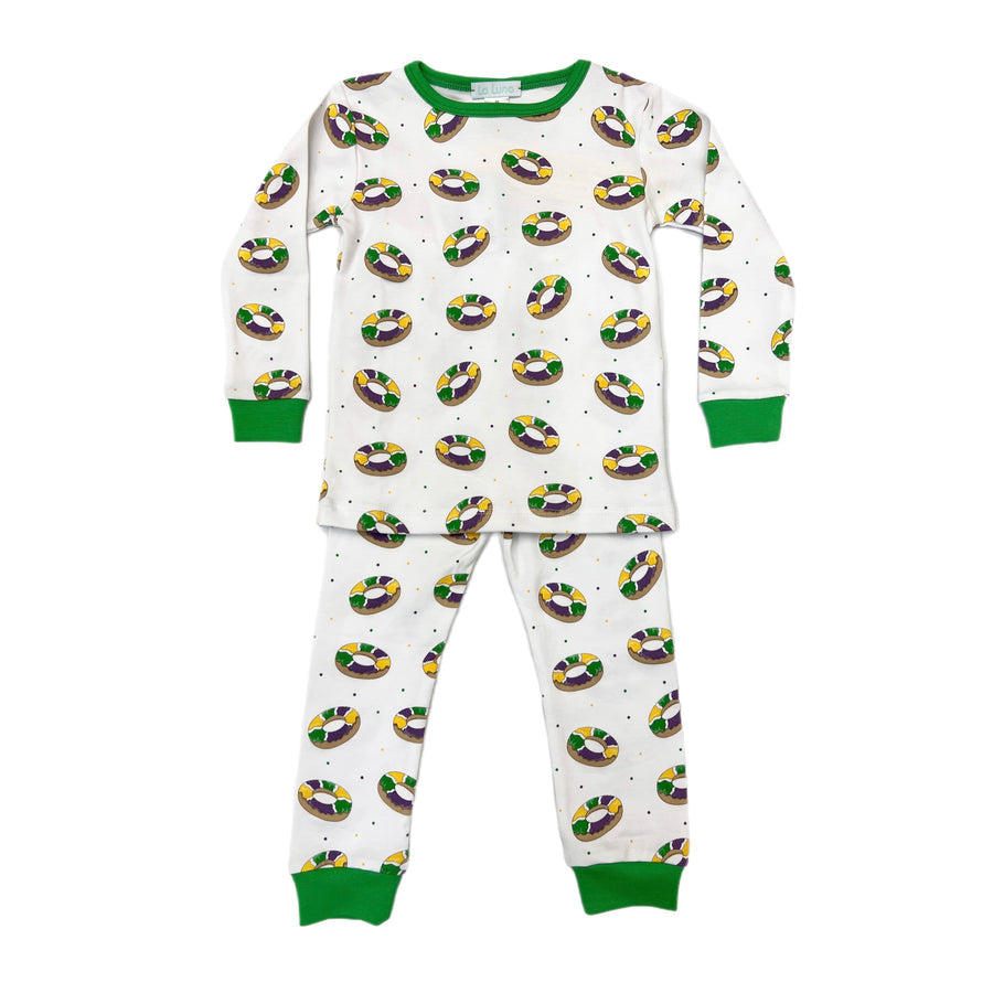 Mardi Gras King Cake Print Pant Set