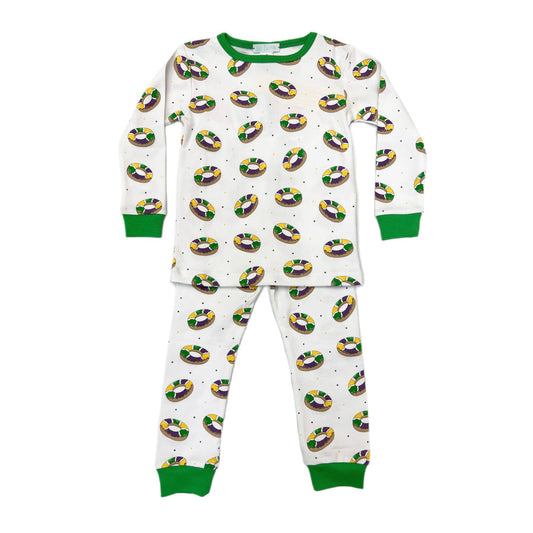 Mardi Gras King Cake Print Pant Set