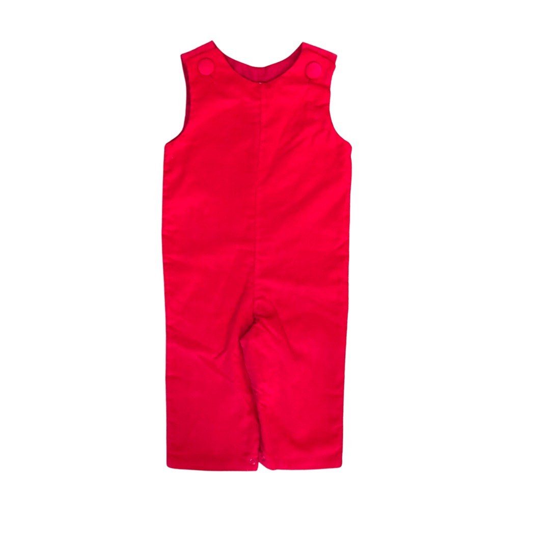 Christmas Red Corduroy Longall