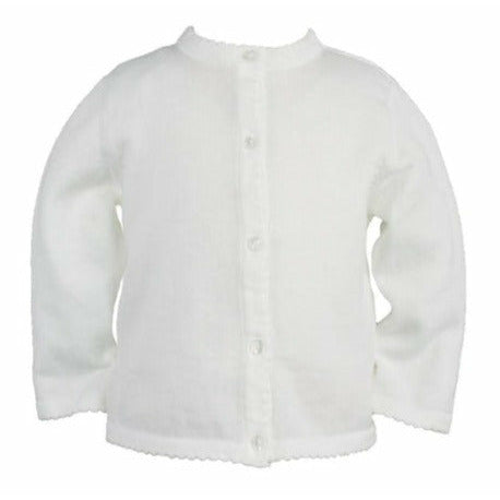 Petit Ami Sweater Girls Scalloped Edge